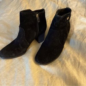 Tory Burch Black Suede Booties